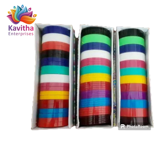 Flat Bangles set for silk threads jewellery 2.2, 2.4, 2.6, 2.8 size 1 cut , 2 cut , 4 cut ,