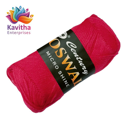 Oswal Micro Wool Yarn – 100gms Pink Colour