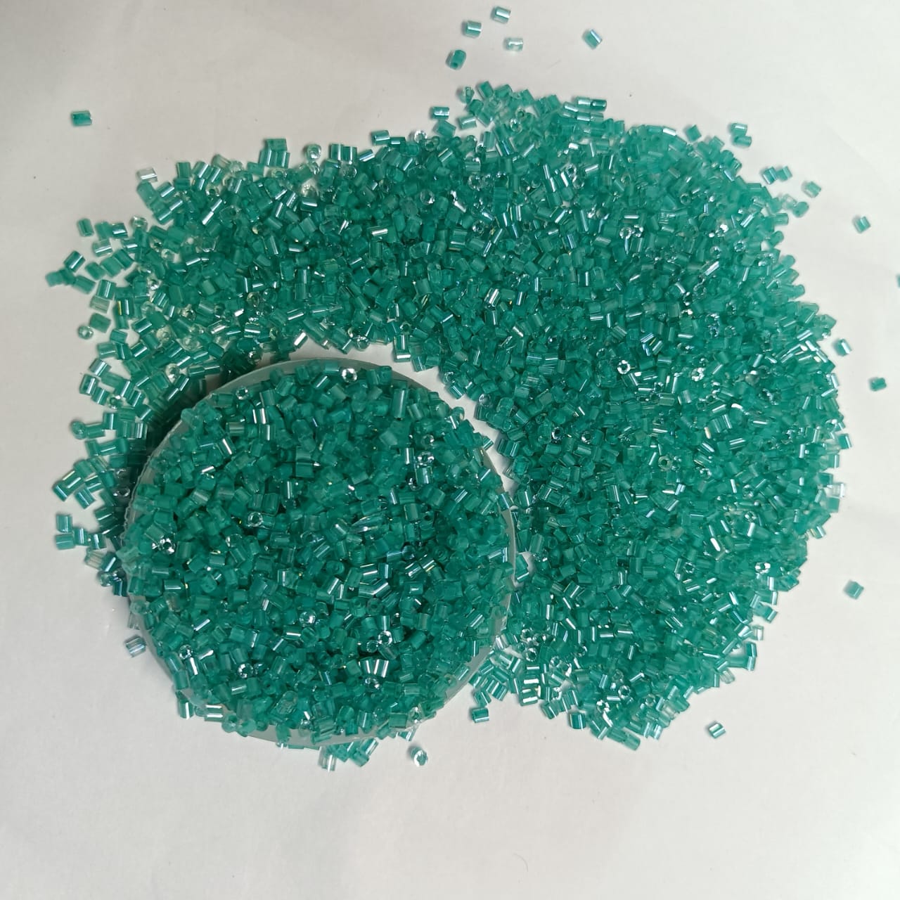 12/0 size Cut Glass Beads for Jewelry Making, Beading, and Embroidery – Assorted Colors pack of 50 gram