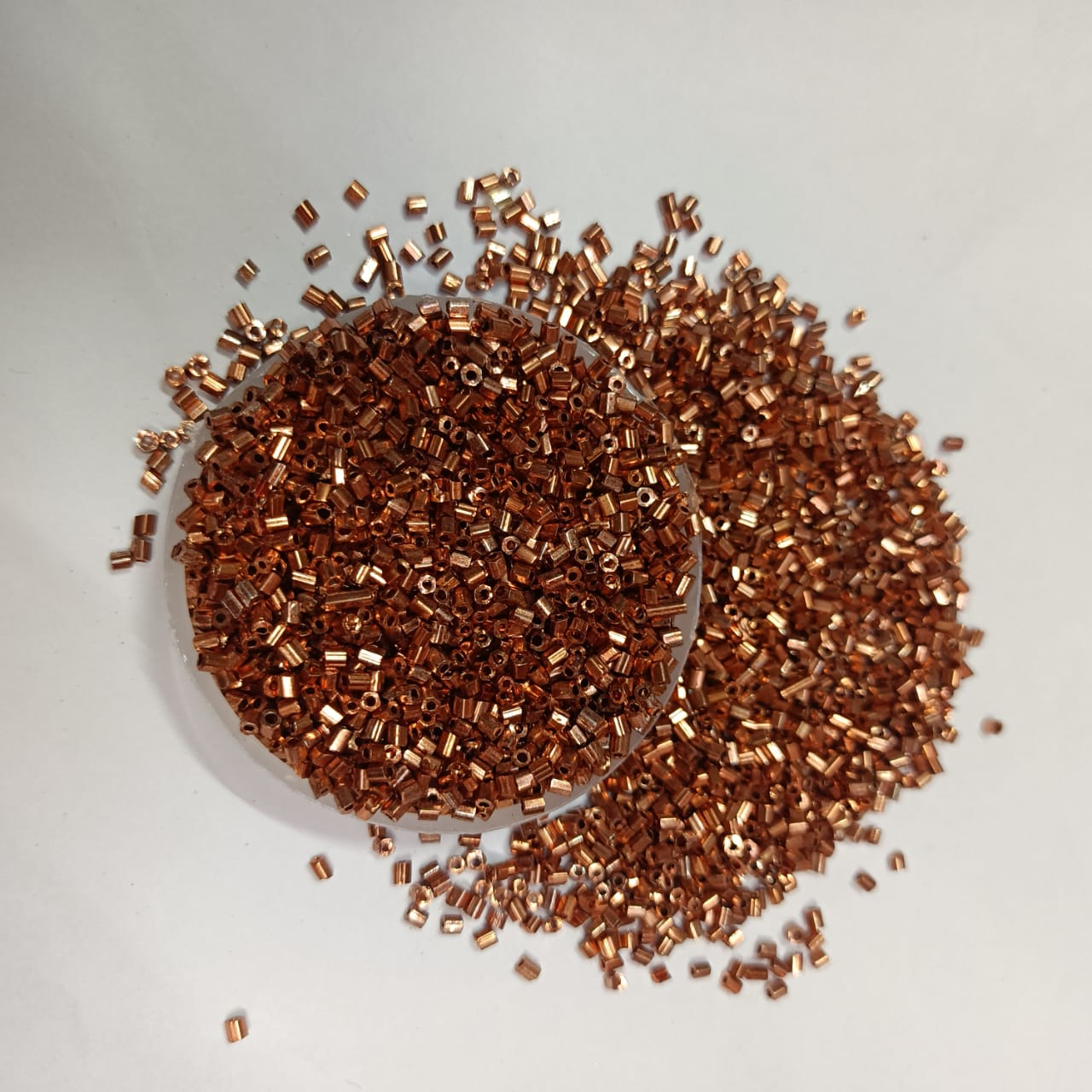 12/0 size Cut Glass Beads for Jewelry Making, Beading, and Embroidery – Assorted Colors pack of 50 gram