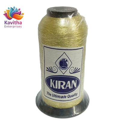 Kiran Metallic Zari Thread, For Embroidery pack of 1 pice