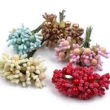 Decorative Pollen Flower, 12 Piece,