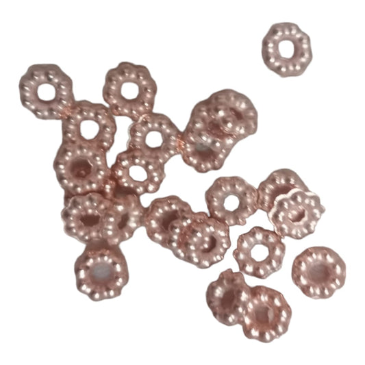 Coper Colour Plastic Beads For Saree Tassels , Saree Kuchu ,Craft ( 50 gram ) CB32