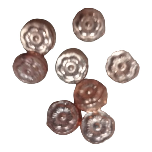 Coper Colour Plastic Beads For Saree Tassels , Saree Kuchu ,Craft ( 50 gram ) CB34