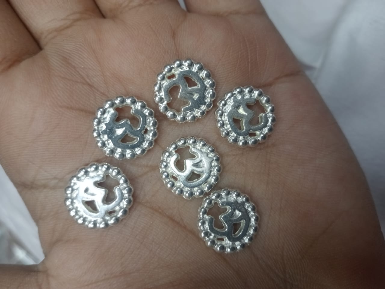 CCB Plastic Beads Silver Color For Saree Tassels / kuchu , Jewelry ,craft ( 25 grm )SB48