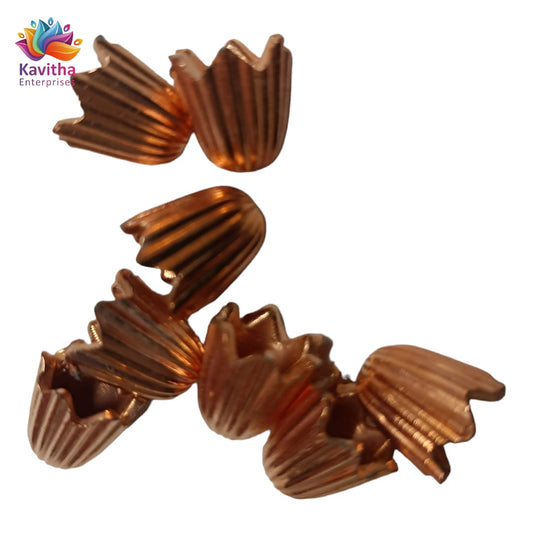 Coper Colour Plastic Beads For Saree Tassels , Saree Kuchu ,Craft ( 50 gram )