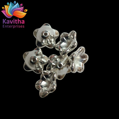 CCB Plastic Beads Silver Color For Saree Tassels / kuchu , Jewelry ,craft ( 25 grm )