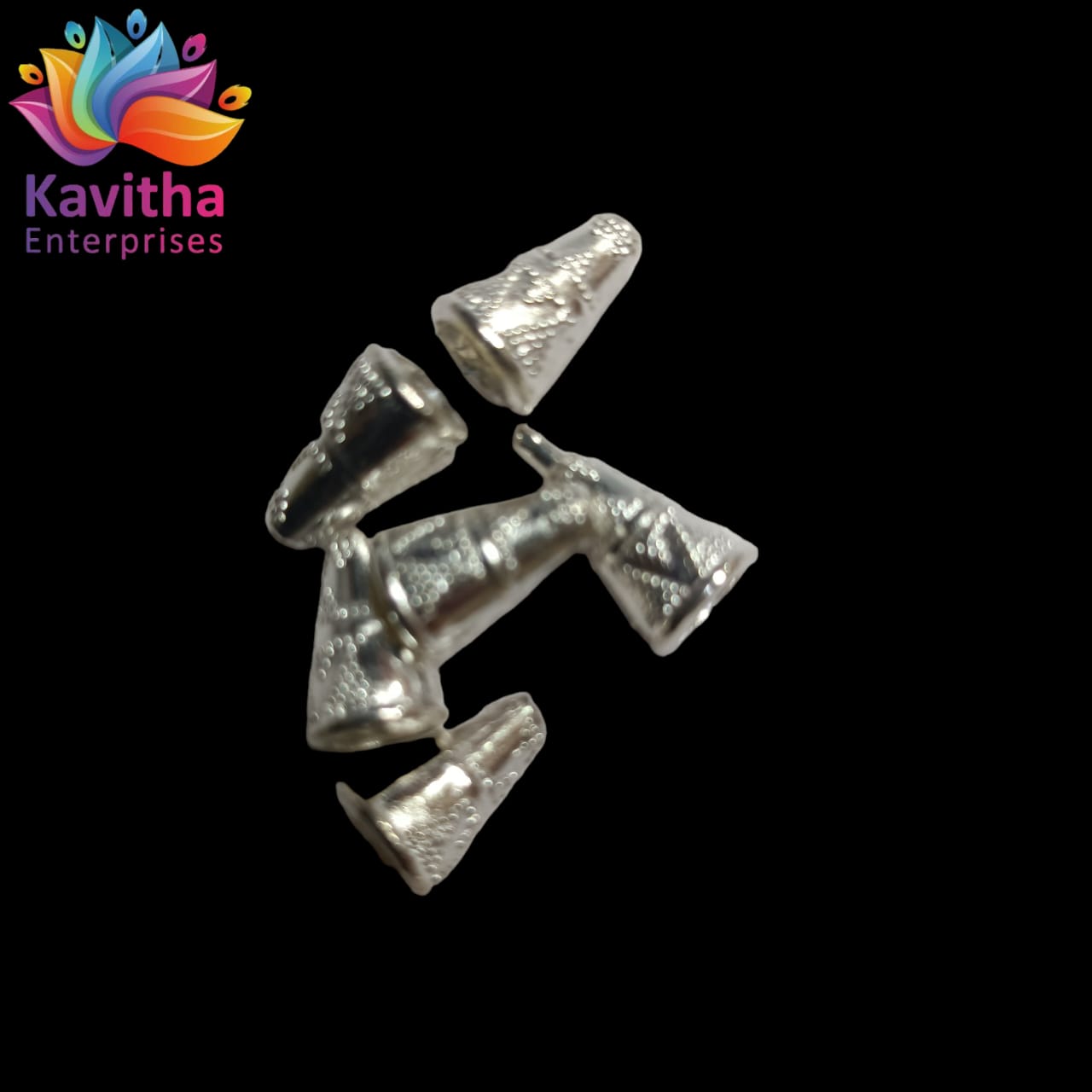 CCB Plastic Beads Silver Color For Saree Tassels / kuchu , Jewelry ,craft ( 25 grm )