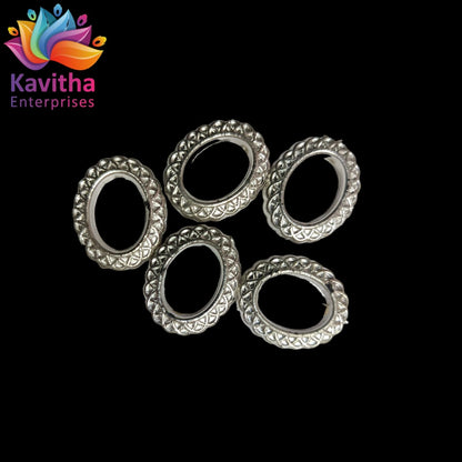 CCB Plastic Beads Silver Color For Saree Tassels / kuchu , Jewelry ,craft ( 25 grm )