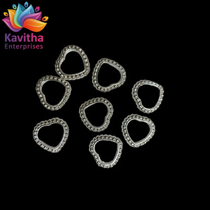 CCB Plastic Beads Silver Color For Saree Tassels / kuchu , Jewelry ,craft ( 25 grm )
