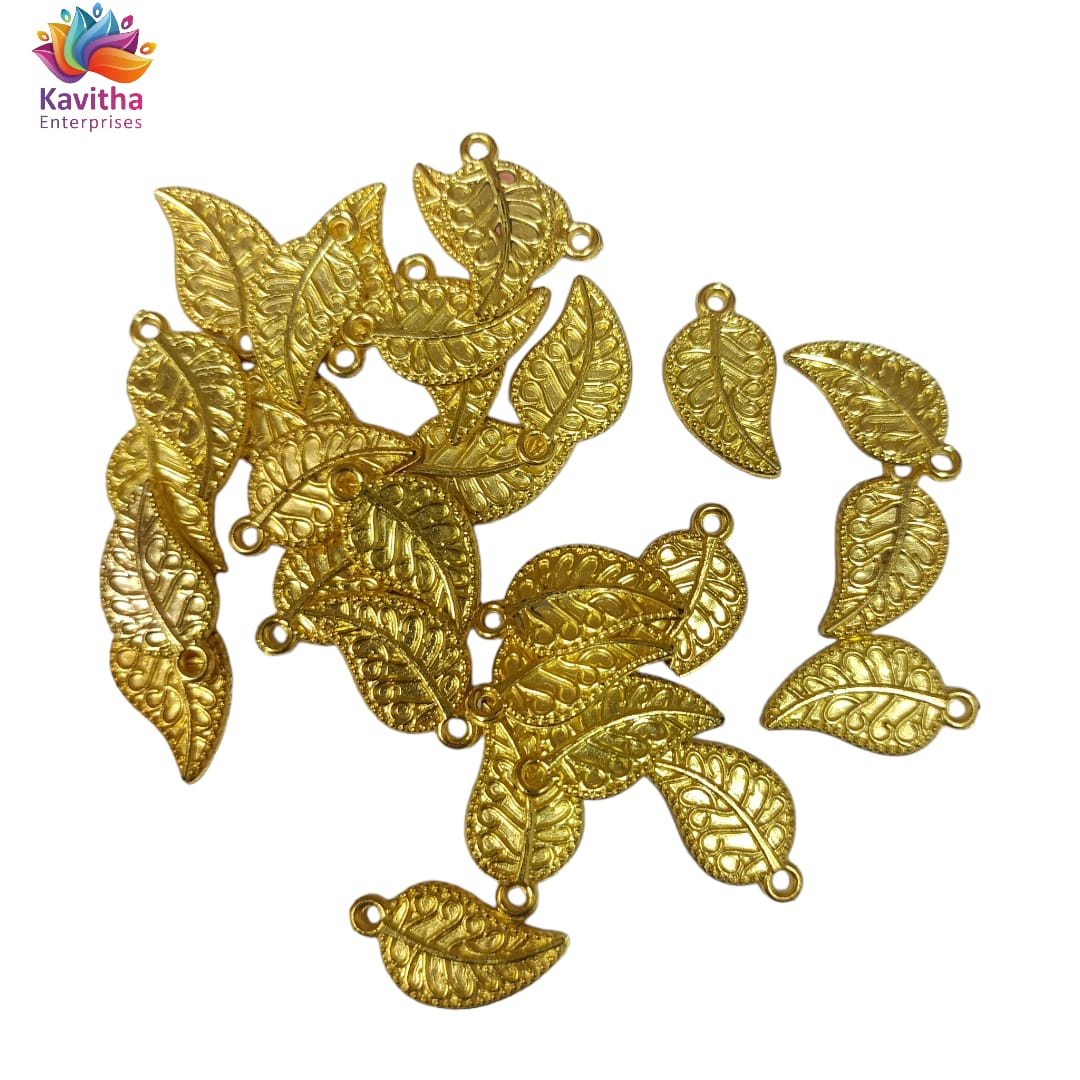 Bright Gold Plastic CCB Beads for Saree Tassels, Jewelry Making, and Embroidery (50g Pack)