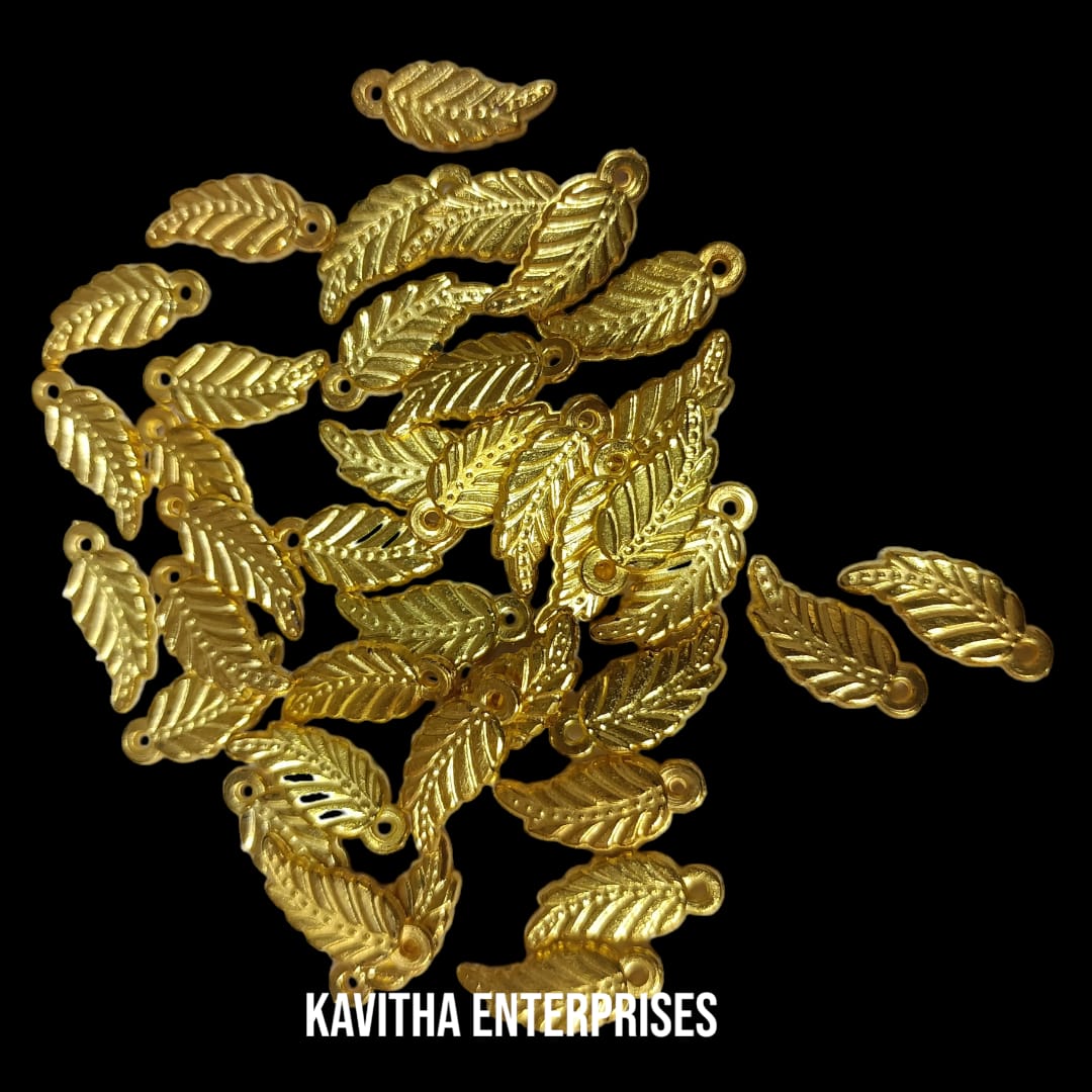 Bright Gold Plastic CCB Beads for Saree Tassels, Jewelry Making, and Embroidery (50g Pack)