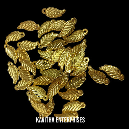 Bright Gold Plastic CCB Beads for Saree Tassels, Jewelry Making, and Embroidery (50g Pack)