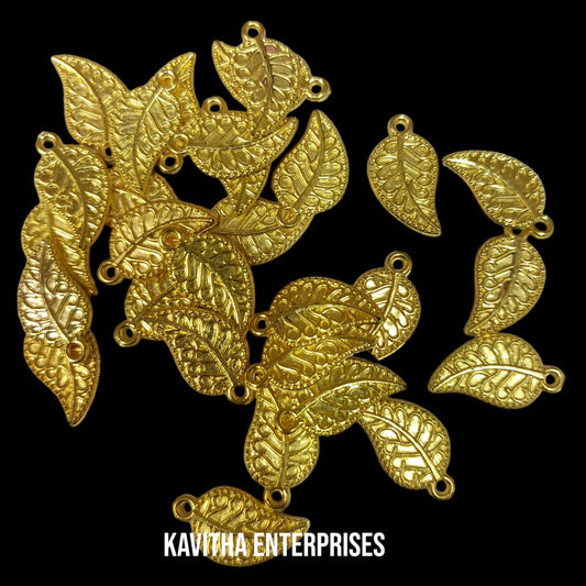 Bright Gold Plastic CCB Beads for Saree Tassels, Jewelry Making, and Embroidery (50g Pack)