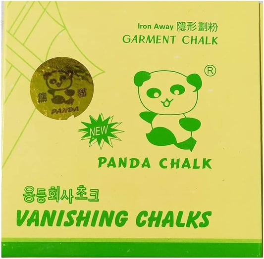 PANDA CHALK Cut-free Invisible White Chalk for Marking on Fabrics and Clothes Shoes ( pack of 5 pice )