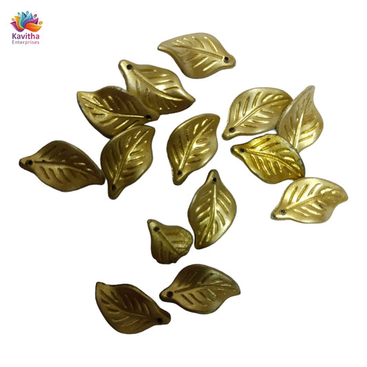 Acrylic Dull Gold Beads for Embroidery, Saree Tassels, and Jewelry Making (Pack of 50 grams)