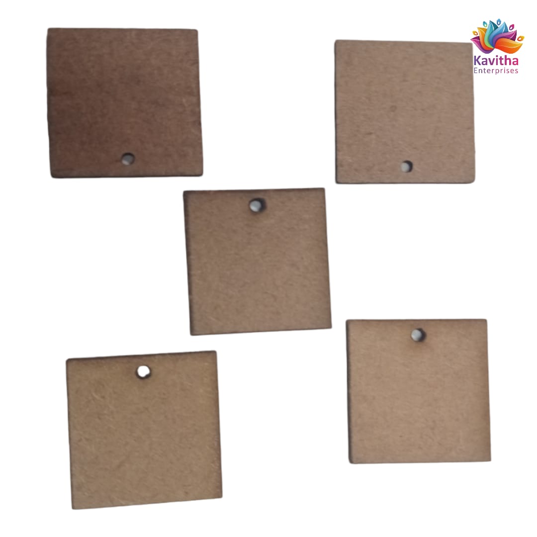 MDF Boards for Art and Craft, Wood Round MDF Sheets for Resin Work, Craft Work,( pack of 5 pice )