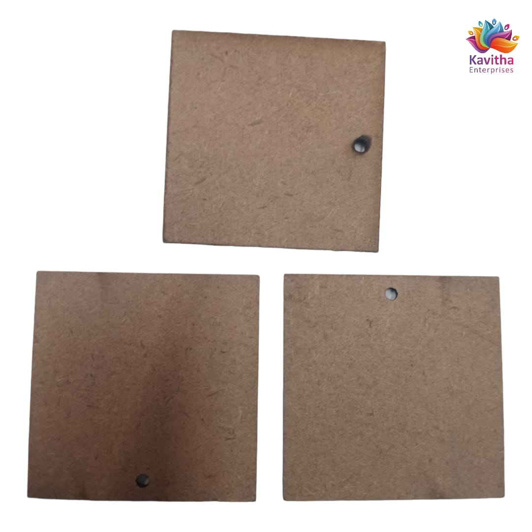 MDF Boards for Art and Craft, Wood Round MDF Sheets for Resin Work, Craft Work,( pack of 5 pice )