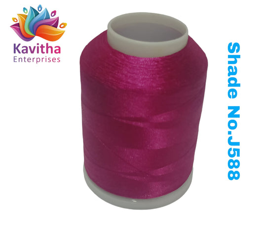 Pink Computer Machine Embroidery Thread by R Rock -3000 Meters, 65g Spool