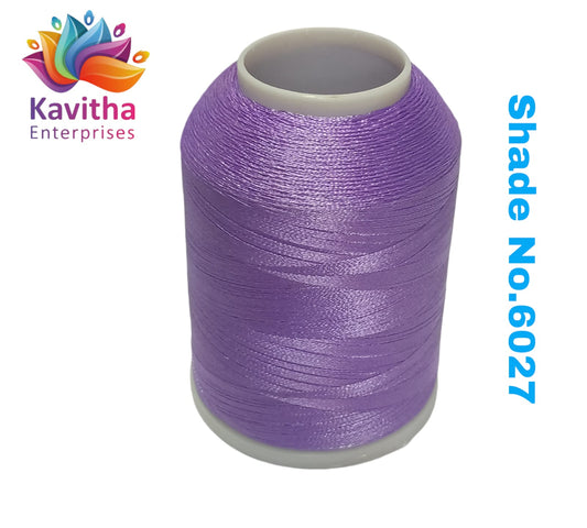 Light Parpel Computer Machine Embroidery Thread by R Rock -3000 Meters, 65g Spool