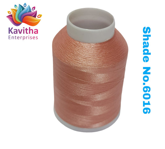 Light copper Computer Machine Embroidery Thread by R Rock -3000 Meters, 65g Spool