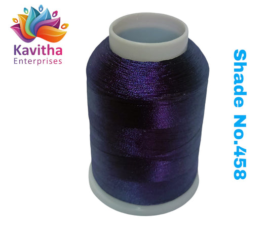 Nevy blue Computer Machine Embroidery Thread by R Rock -3000 Meters, 65g Spool