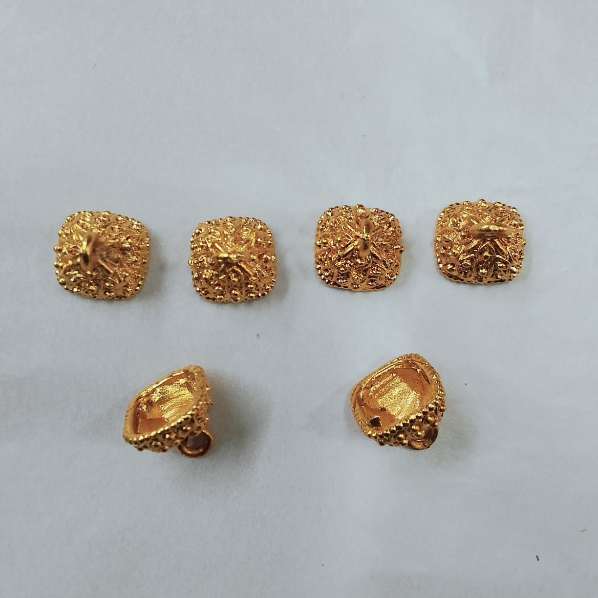 Blouse Hanging Jhumka – Perfect for Blouse Design and Earrings Making gold colour(Pack of 5 Pieces)