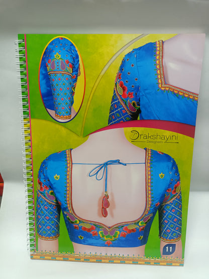 Drakshayini Designers Machine Embroidery Blouse Pattern Book – Volume 05 (54 Pages, with Tracing Paper)