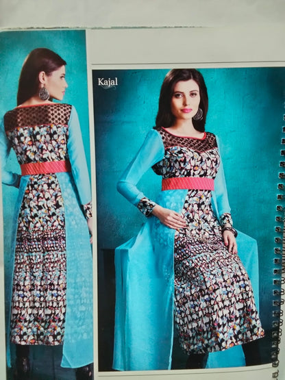 Kajal Fashion Magazine Blouse Embroidery Work Book – 55 Designs (Hand & Machine Work Pattern Guide)