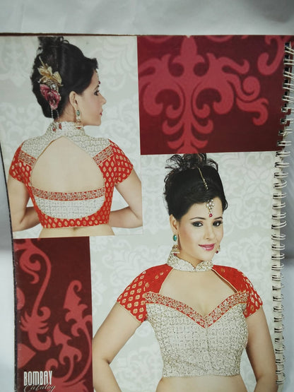 The Bombay Catalog – Blouse Embroidery Work Book vloume 28 (41 Pages, Fashion Magazine for Hand & Machine Work Designs)