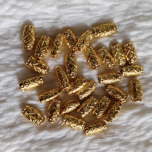 Bright Gold Beads for Saree Tassel, Embroidery, and Craft Work – Pack of 50 Grams | Kavitha EnterprisesBright Gold Beads for Saree Tassel, Embroidery, and Craft Work – Pack of 50 Grams |