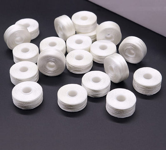 machine embroidery ready boobin with thread ( pack of approx 250 pices)