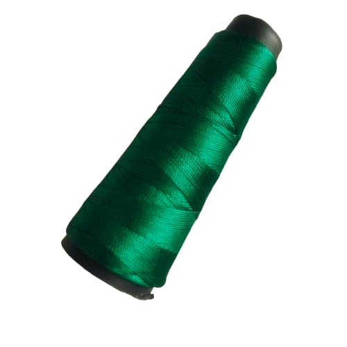 Kamal Kahdi Crochet Cone Threads ( shade no 72 ), green Color, Pack of 1 Cones