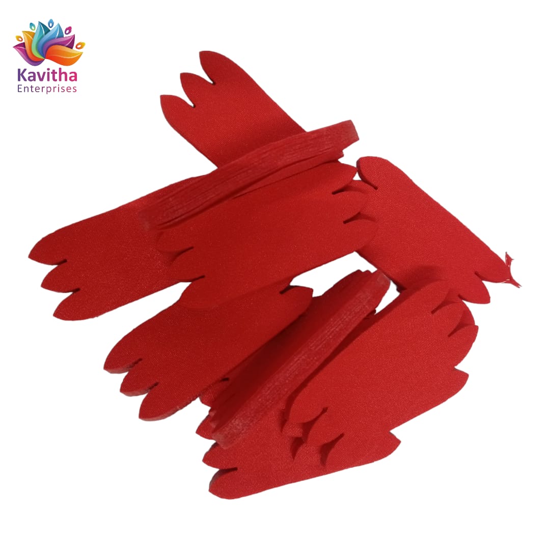 W shape Flower Cloth Petal For Decoration (100 Gram / 1400 Petals)