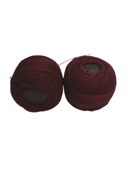**Red Rose Tatting Crochet Threads - Blue (1 Ball, 20g)**