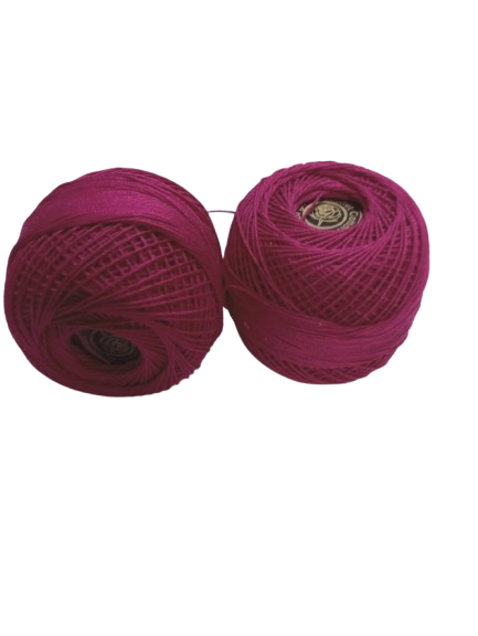 **Red Rose Tatting Crochet Threads - Blue (1 Ball, 20g)**