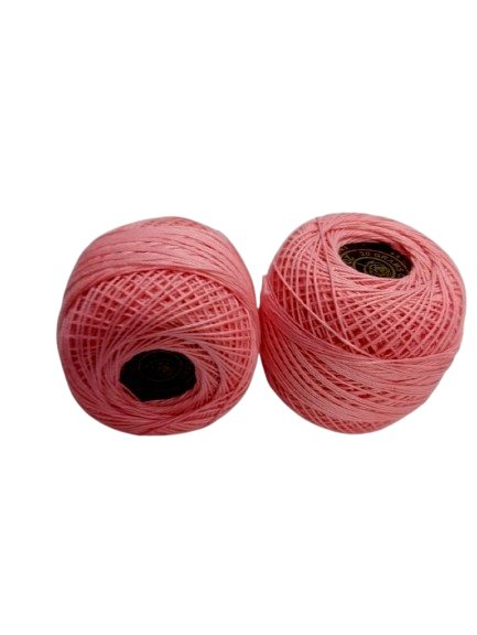 **Red Rose Tatting Crochet Threads - peach (1 Ball, 20g)**
