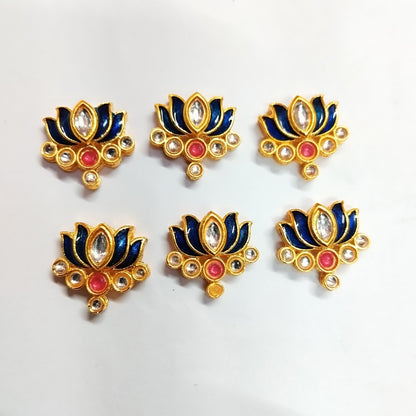 Pack of 6 Pieces – Premium Quality Decorative Craft & Embroidery Accessories , Saree Tassle| Ideal for Jewelry Making, Sewing, DIY, and Home Decoration – Kavitha Enterprises