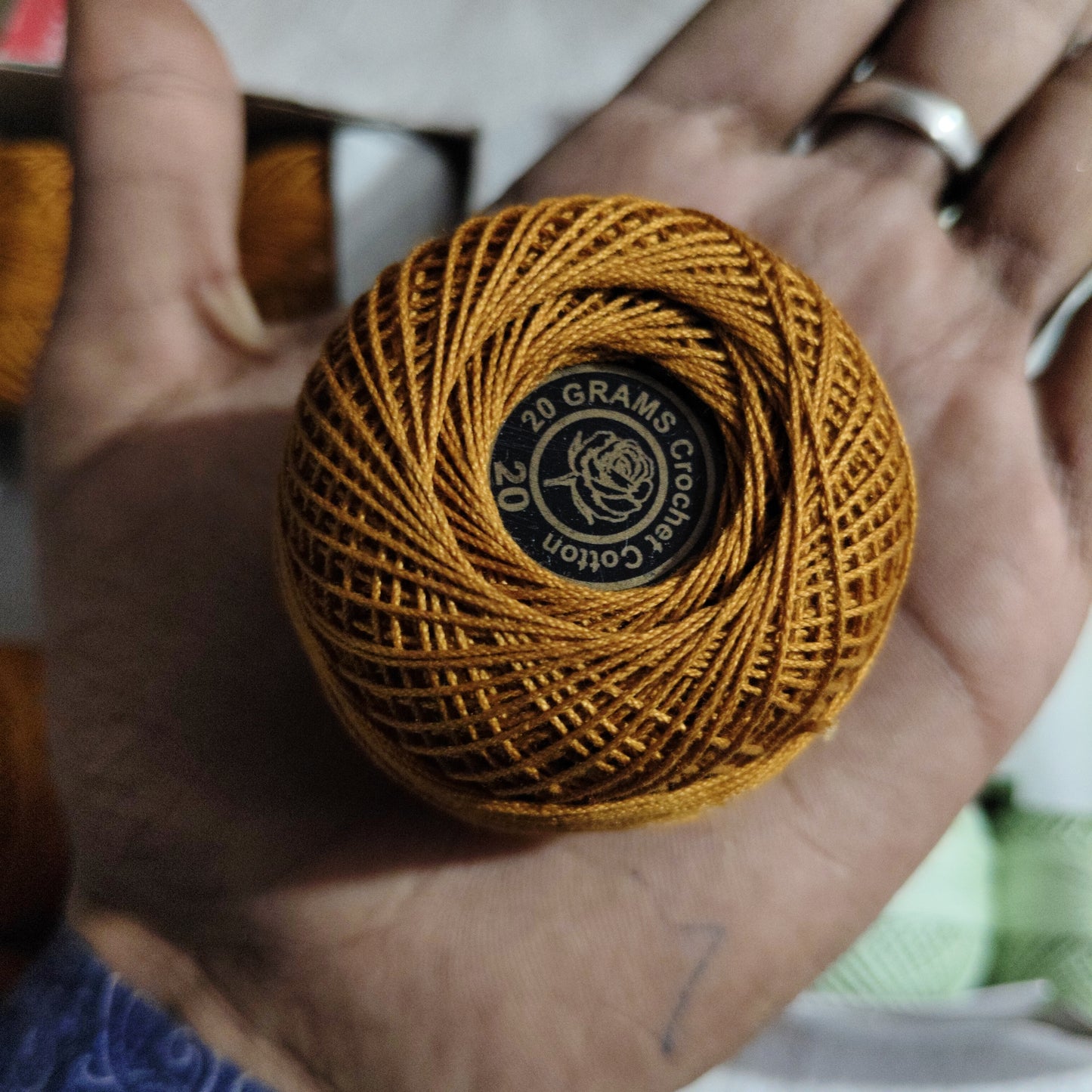 **Red Rose Tatting Crochet Threads  (1 Ball, 20g)**