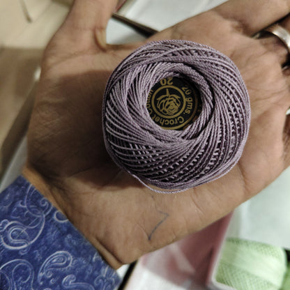 **Red Rose Tatting Crochet Threads (1 Ball, 20g)**