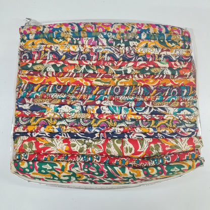 Ajrat Print Cotton Fabric Combo Pack | 20 Assorted Prints | 1 Meter Each Cut | Multi-Color Fabric Bundle