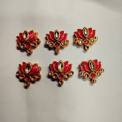 Pack of 6 Pieces – Premium Quality Decorative Craft & Embroidery Accessories , Saree Tassle| Ideal for Jewelry Making, Sewing, DIY, and Home Decoration – Kavitha Enterprises
