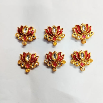 Pack of 6 Pieces – Premium Quality Decorative Craft & Embroidery Accessories , Saree Tassle| Ideal for Jewelry Making, Sewing, DIY, and Home Decoration – Kavitha Enterprises