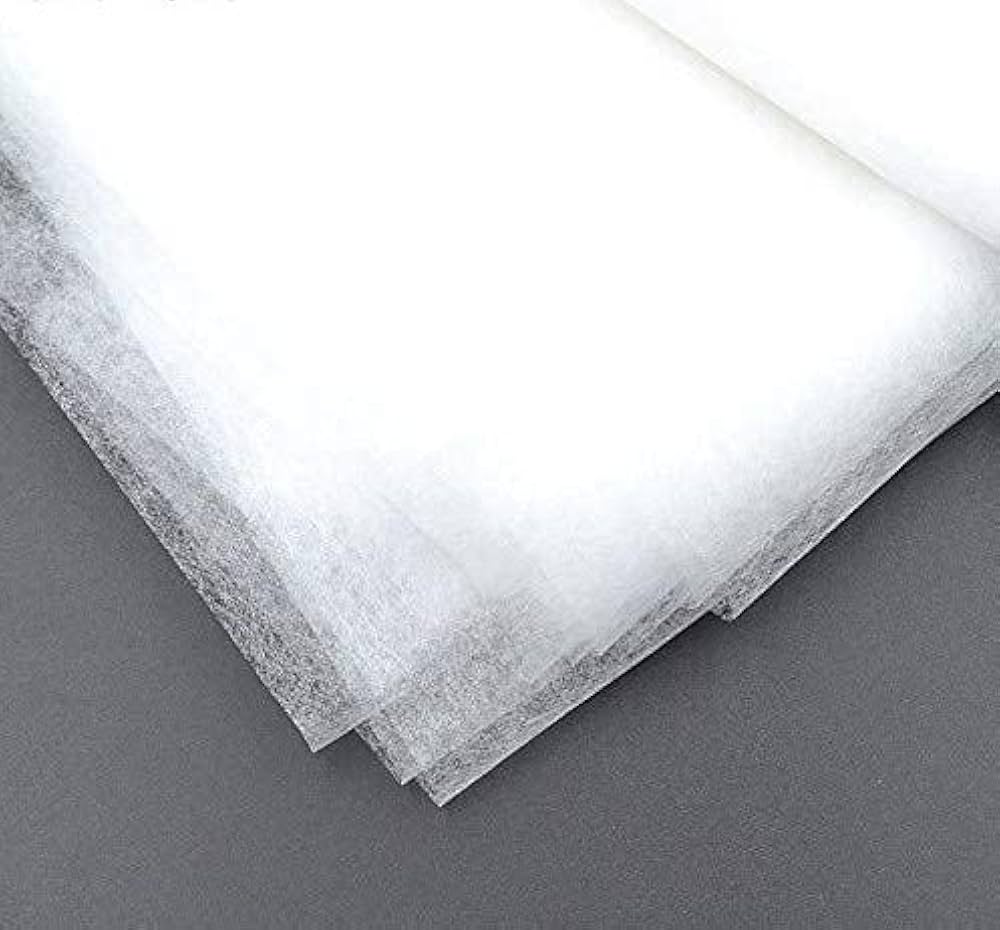 Rivil Sivil Canvas Fabric (Double Side Glue) for Tailoring & Garment Interlining | Fusible Non-Woven Canvas | Pack of 2 Meter | Kavitha Enterprises
