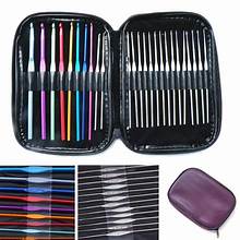 Crochet weaving pins stainless steel circular knitting needles knit tool set for multipurpose uses